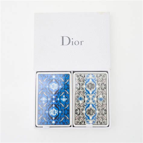 dior poker cards